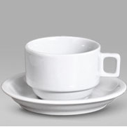 Xícara de Café Com Pires Porcelana